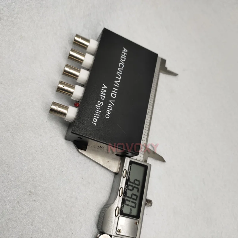 NOVOXY 1 In 4 Out 2mp 1080P AHD CVI TVI BNC Video Distributor Amplifier 1CH To 2CH Splitter For CCTV Security Camera