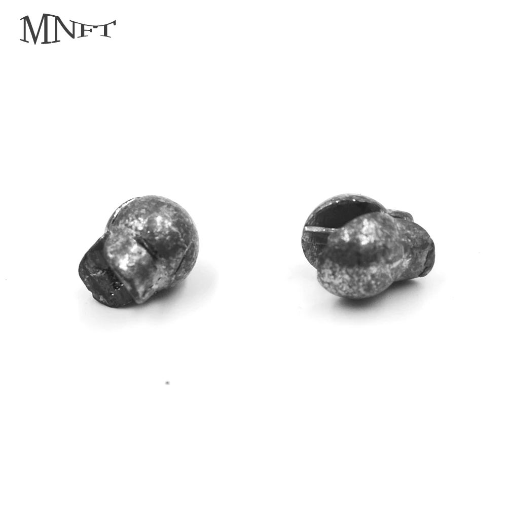 MNFT 40Pcs Split Shot Lead Sinkers 6 Sizes Fishing Weights Removable Fishing Sinkers Round Weight Carp Fishing Rock Lead