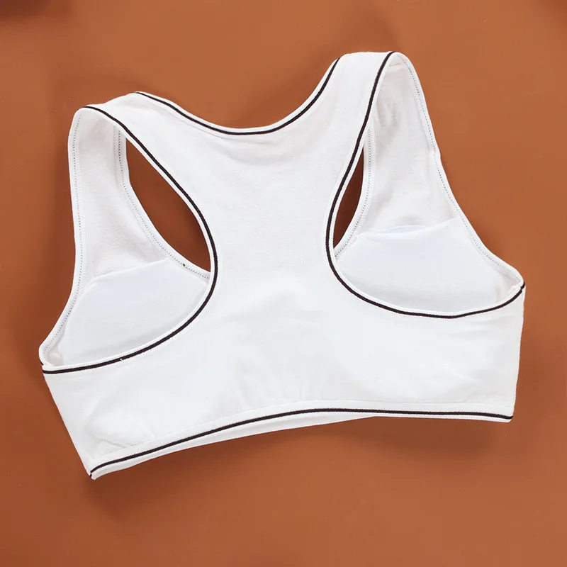 Bra set no steel ring cotton development period vest sports underwear students junior high school students