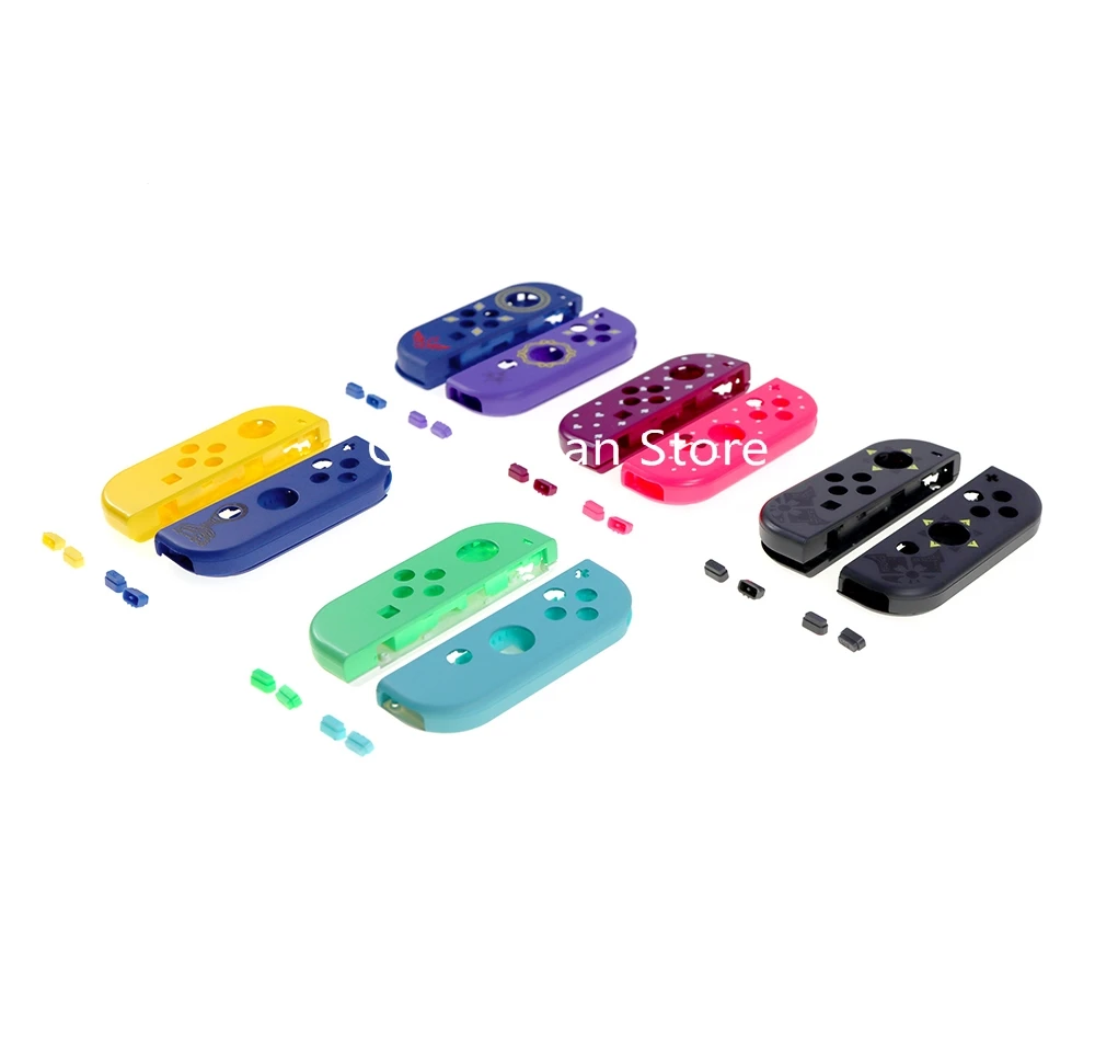 10sets für Schalter Gehäuse shell fall DIY harte Joycon gehäuse abdeckung fall Controller mittleren rahmen SL SR tasten controller fall