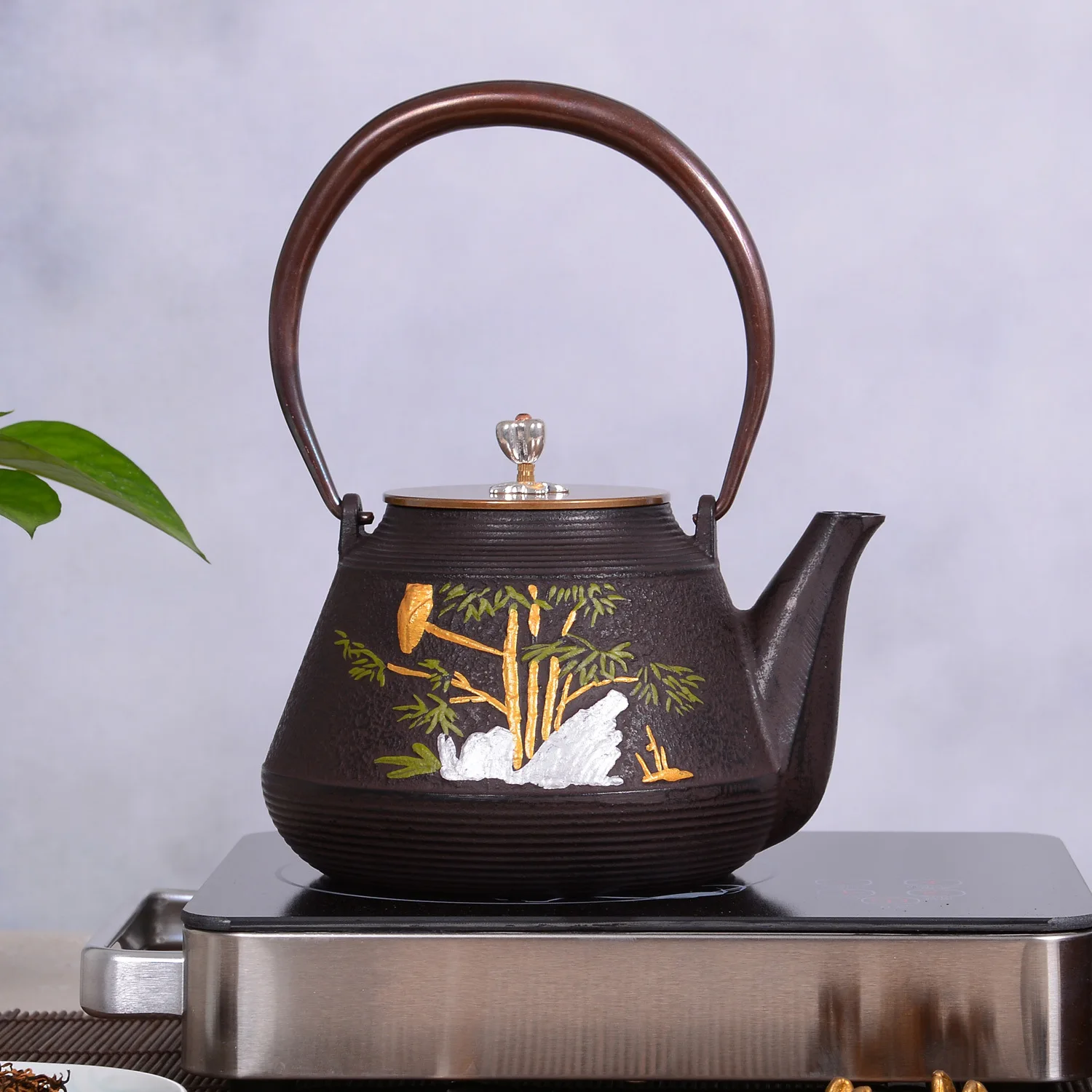 

Teapot, iron teapot, hot water teapot, teapot 1200 ml water, kung fu tea set.