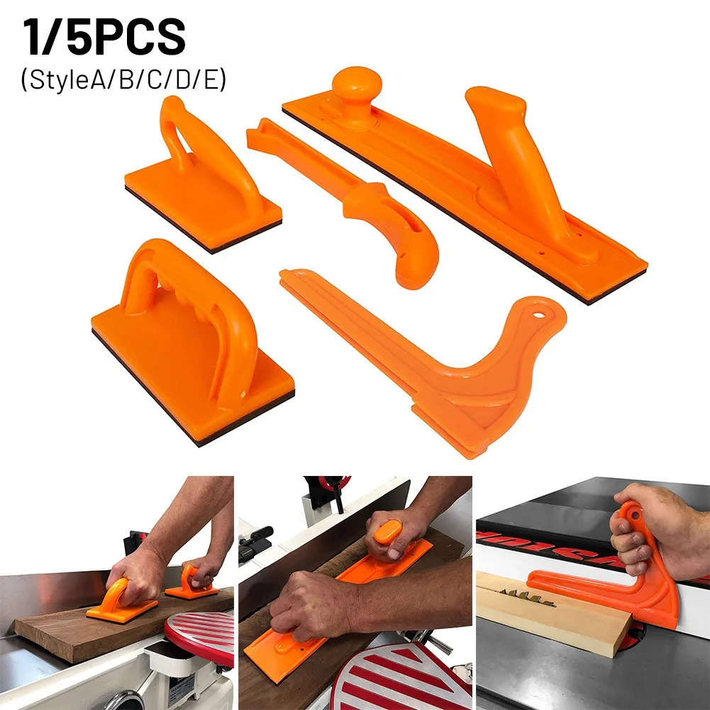 

5PC Set Safety Woodworking Push Block и Push Stick Pack Package для плотников и использования на фрезерном станке и ленточной пиле