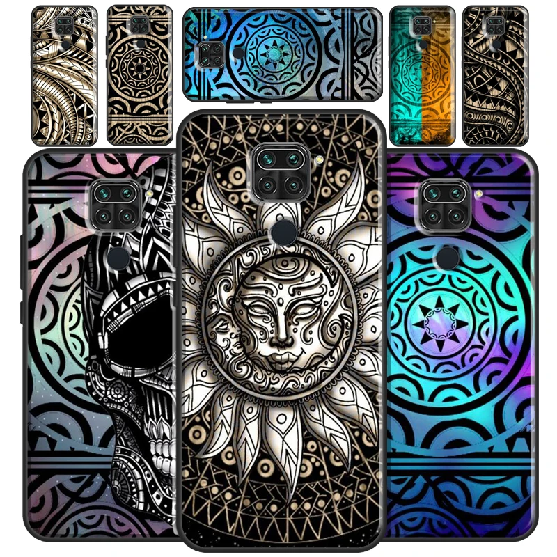 Maori Samoan Polynesian Tribal For Redmi Note 11 Pro Case For Redmi Note 9 8 10 Pro 9S 10S Cover For Redmi 10 9 9C 9A 9T