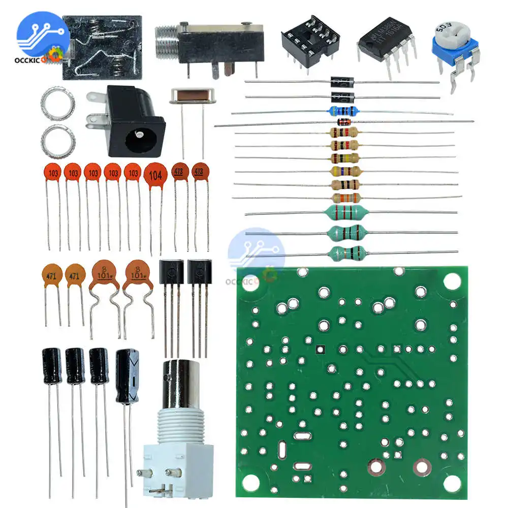 DIY RADIO 40M CW Shortwave Transmitter QRP Pixie Kit Receiver 7.023-7.026MHz