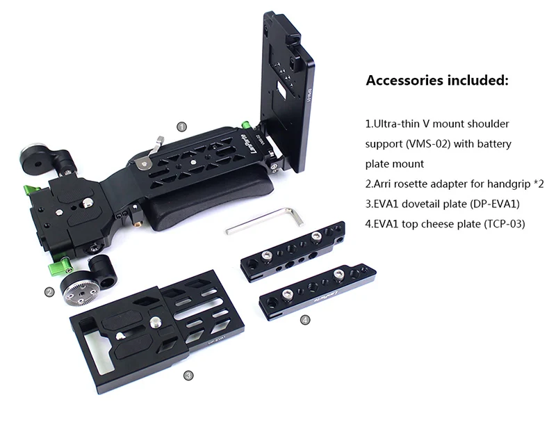 

Lanparte Ultra Lightweight EVA1 Basic Rig for Panasonic with Quick Release Camera Plate