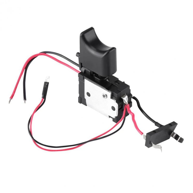 7.2 V - 24 V batteria al litio trapano avvitatore a batteria interruttore di controllo della velocità interruttore di innesco con piccola luce