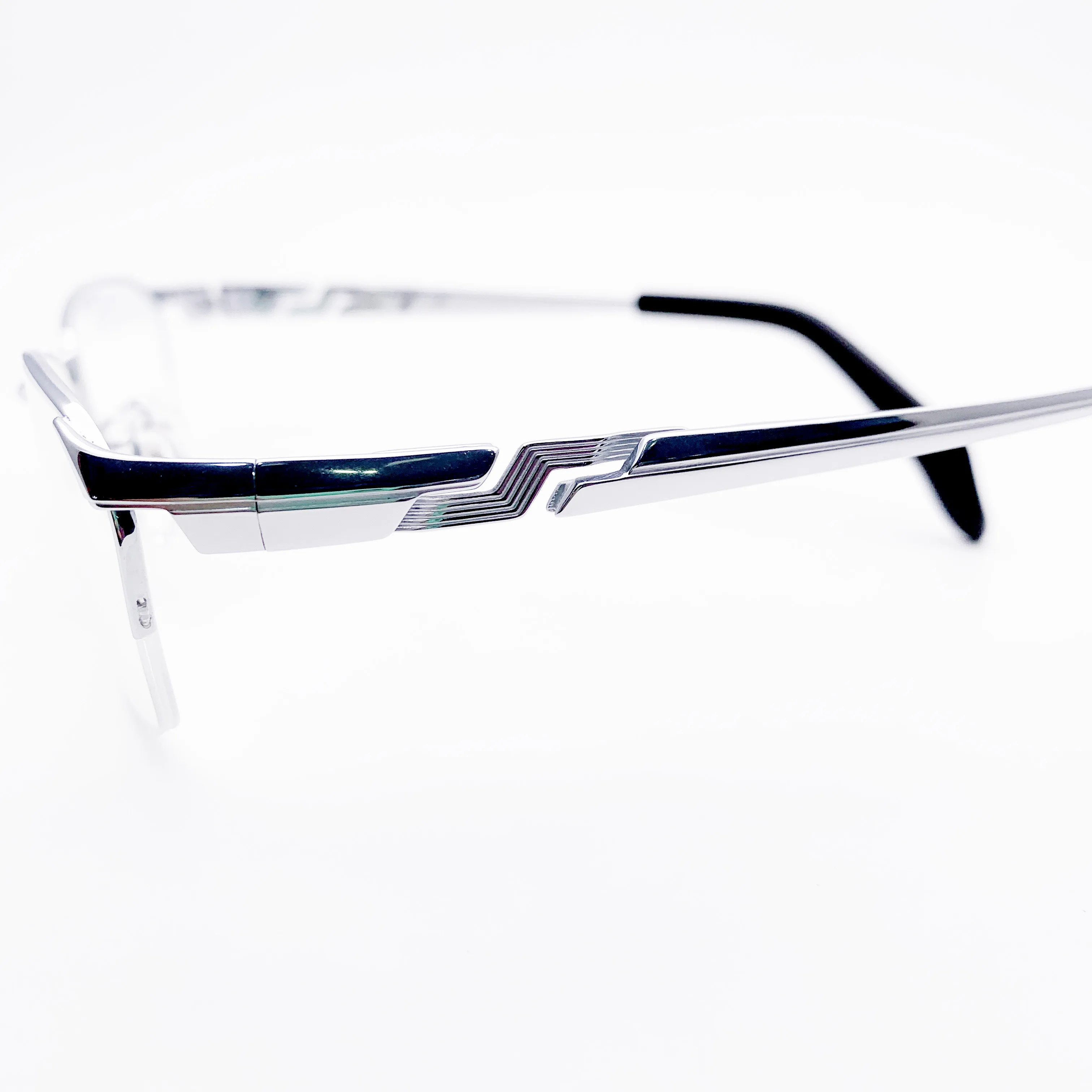 Belight Optical  Japan Sharp Design  Business Titanium Half Rimless Frame Men Prescription Eyeglasses Optical Eyewear 1206