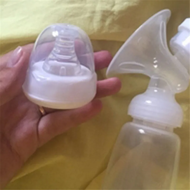 Pompa ASI Jenis Tangan Puting Botol Susu Bayi dengan Fungsi Mengisap Produk Bayi Memberi Makan Pompa ASI Manual Penggunaan Ibu