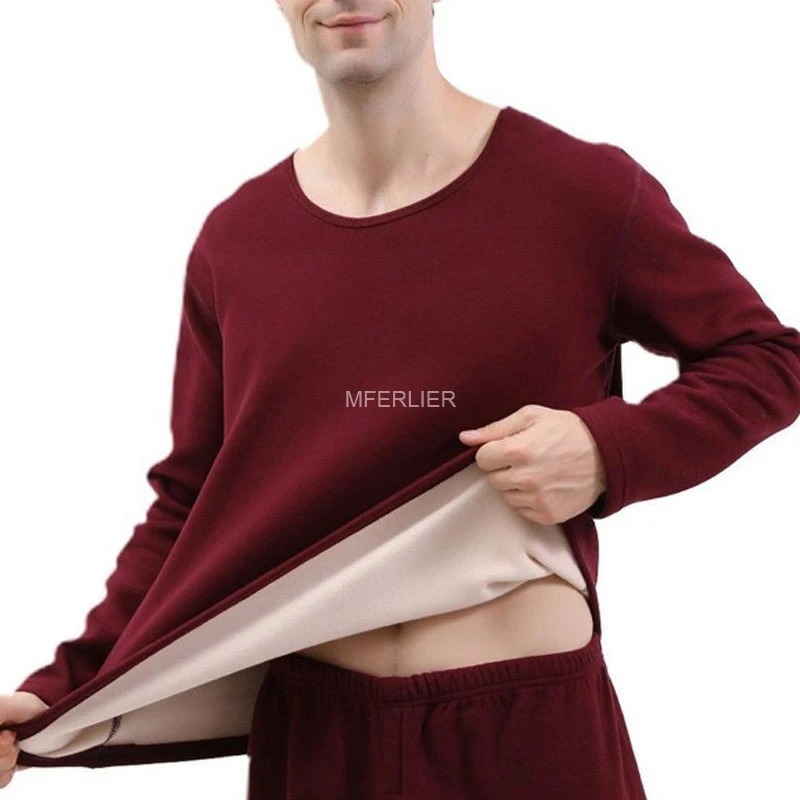 Winter Large Size Thermal Underwear Men 7XL Bust 140kg 6XL 5XL Thick Style Loose Underwear