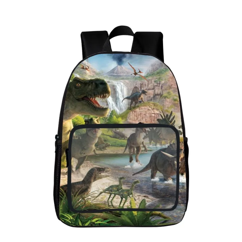 16 Inch School Bag Dinosaur 3D Pattern Children's Bag Girl Boy Backpack Children's Gift Kindergarten School Bag 2021 New