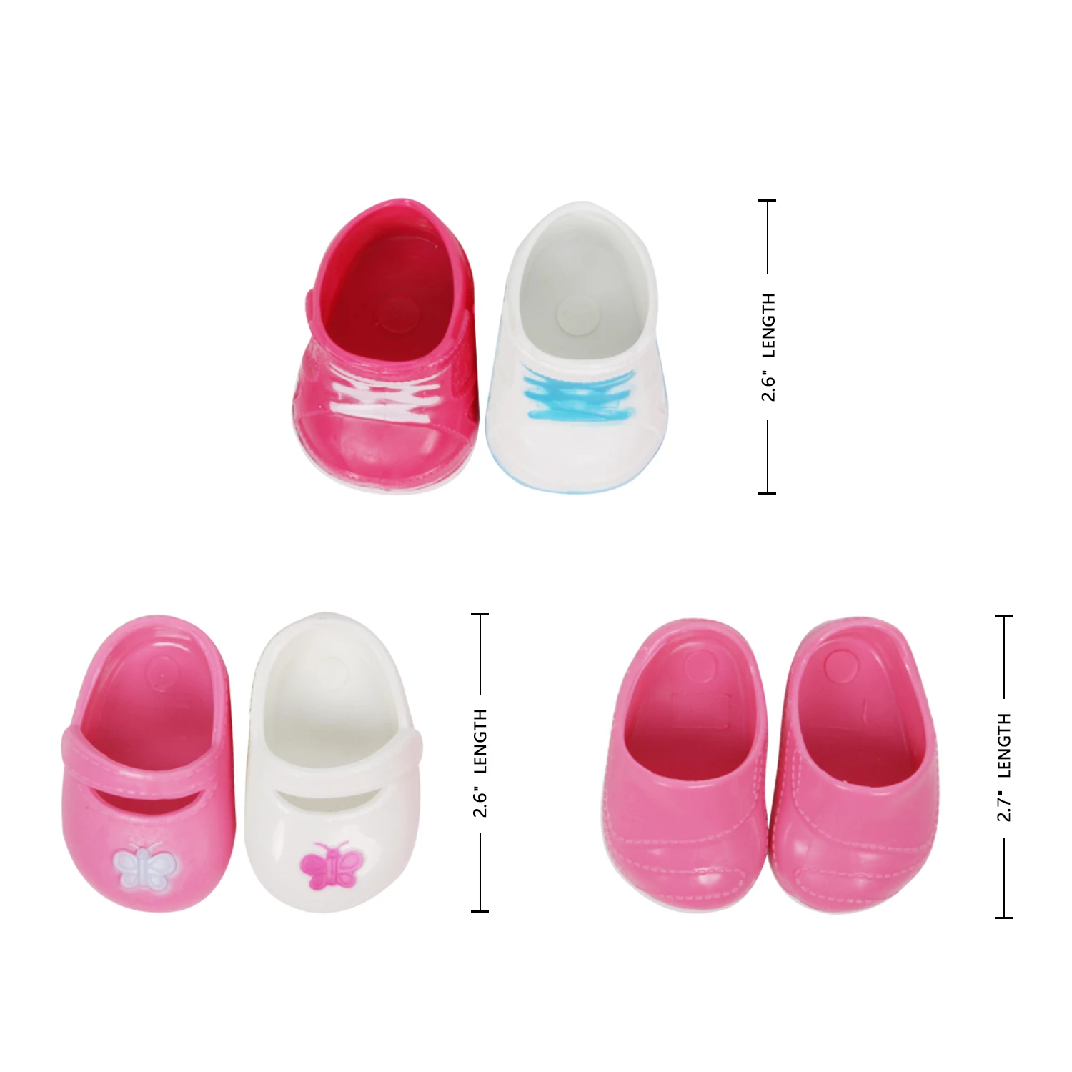 American Doll Shoes Fit 15-18 Inch Doll Accessories Toy Boots Sneakers  Leather Shoes Sports Shoes Baby Girl Doll Parts Kid Toys