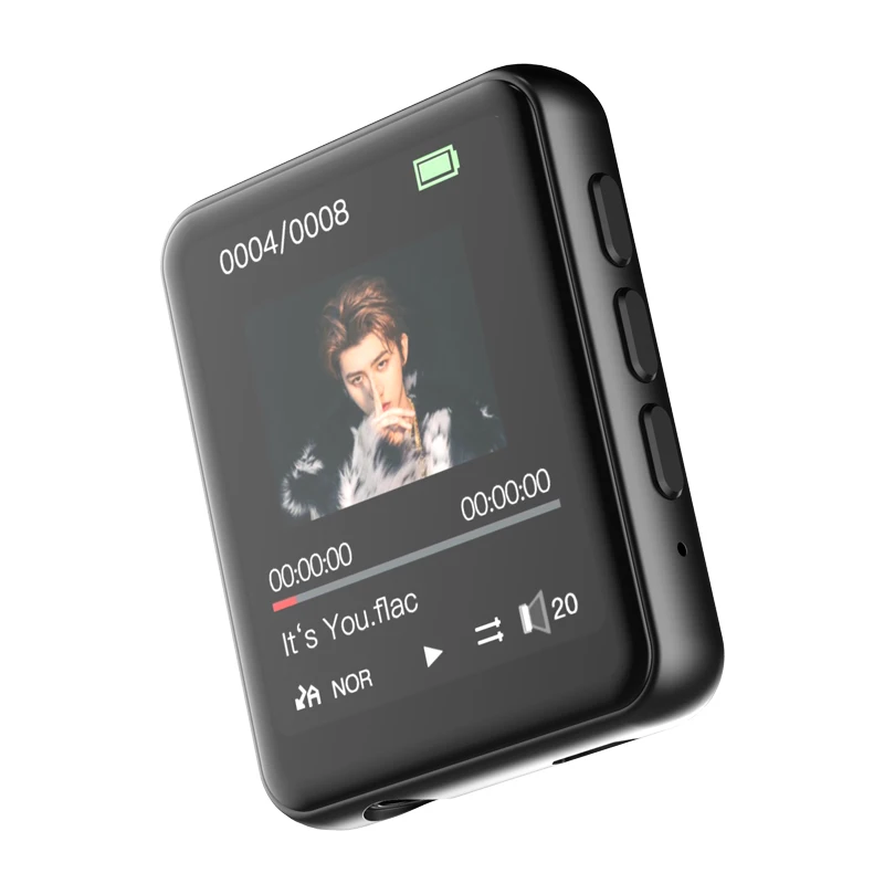 New Arrival Original mini Touch screen Bluetooth MP3 Player Built-in Speaker Support FM,Record,E-Book,video,Clock,Pedometer