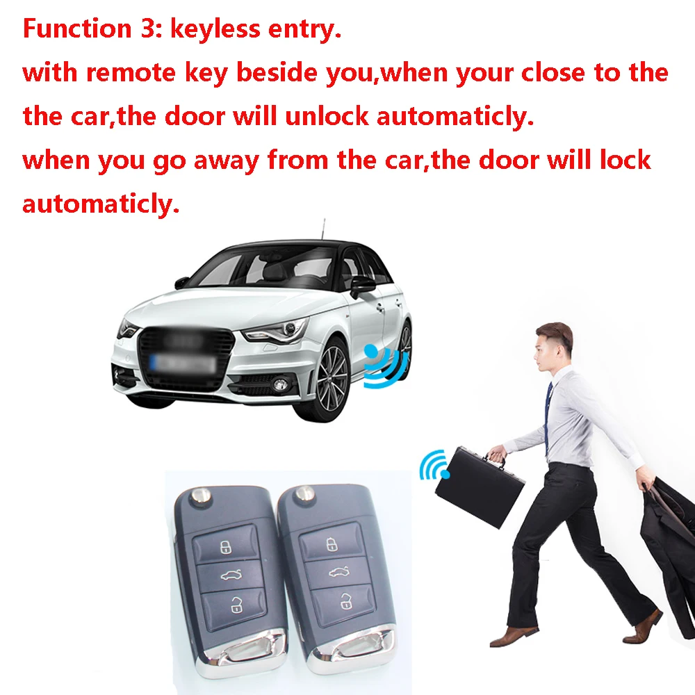 For  Volkswagen Tiguan 2009-2023 Car Add Push to Start Stop Remote Key Start Stop Keyless Go System Mobilephone APP Control