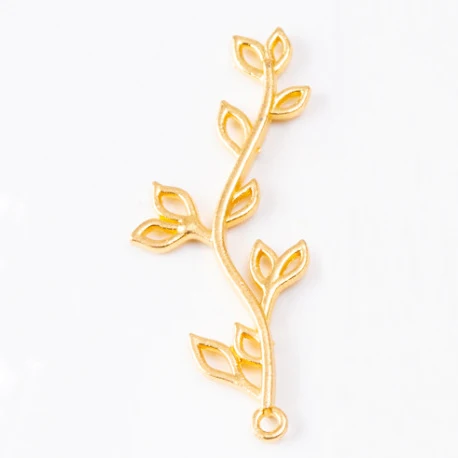 20pcs Metal Tree Branch Leaf Charms Pendants for DIY Necklace Bracelet Jewelry Craft Jewelry Making Components Wholesale