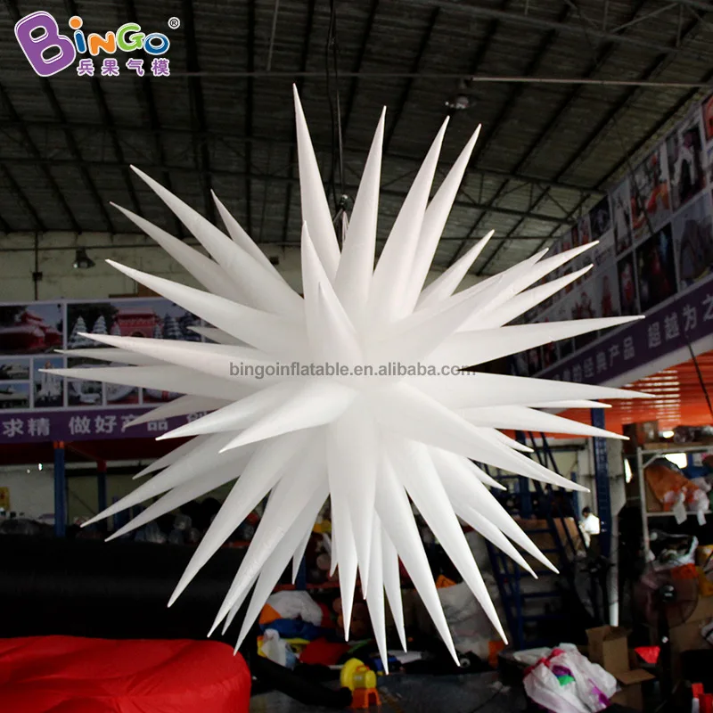 

2.4M Inflatable Lighted Star Inflatable Valentine Hanging Lighted Decor for Holiday/Wedding Party/Stage Setting