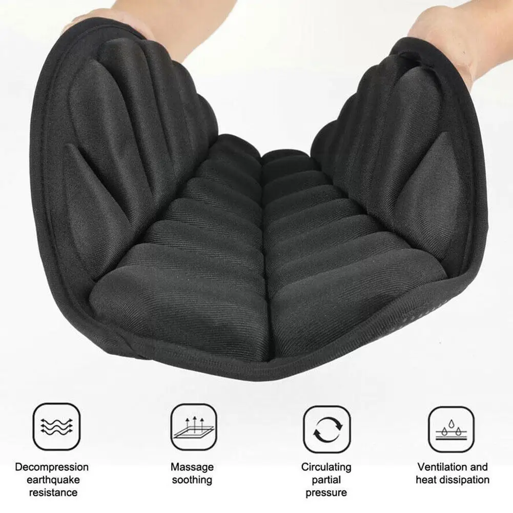 Universal Motorcycle Cushion 3D Comfort Gel Seat Cushion Absorption Wholesale Shock Cover MotorbikeAir Decompression L8F2