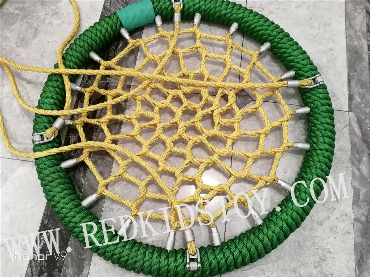 

Heavy Duty Patio Nest Swing Seat Cable Rope Net Web Nest Tree Swing