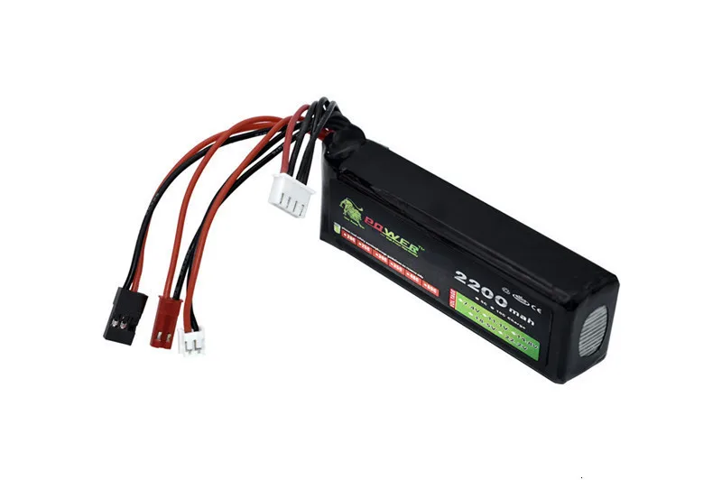 1Pcs 11.1V 2200mAh 8C 3S Li-Poly RC Battery for Walkera DEVO 7 DEVO 10 DEVO12E F12E WFLY9 RadioLink AT9 AT10 Transmitter