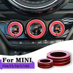 Car Air-Conditioning Panel Control Knob Decorative Cover For MINI ONE Cooper F54 F55 F56 F57 F60 Countryman Interior Accessories