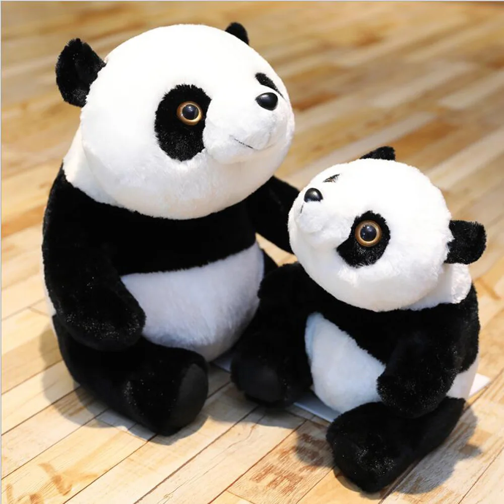 

Simulation Panda Cute Sitting Posture Children Stuffed Plush Toy Birthday Christmas Gifts