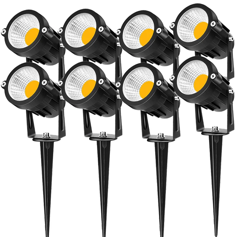 Landscape Light LED Landscape Lighting 12W 12V 220V Garden Light Waterproof Wall Tree Lawn Path Outdoor Landscape Spotlight