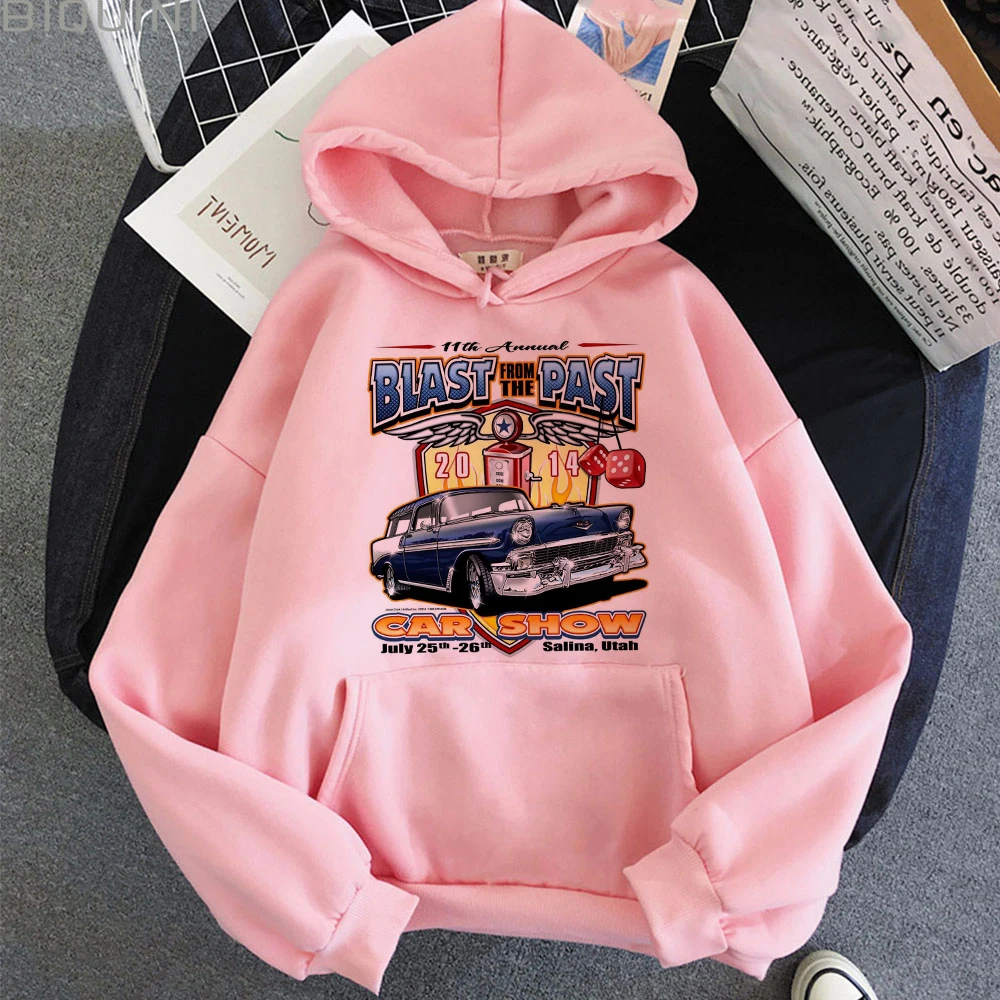 

Harajuku Unisex Hoodies Woman Casual Hooded Pullover Autumn Classic Clothing Racing Car Print Hoodies Fashion Hip Hop Sweatshirt