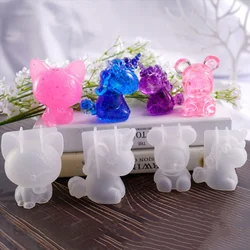 Unicorn Chocolate Silicone Mold Fondant Ice Cube Mould Pudding Candy Soap Candle Molds Baking Cake Decoration Tools