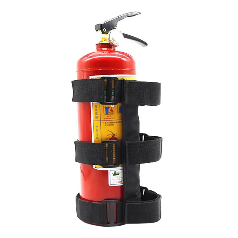 Car Roll Bar Fire Extinguisher Holder Car Accessories Fire Extinguisher Mount Strap for Jeep Wrangler TJ JK JL 97-18