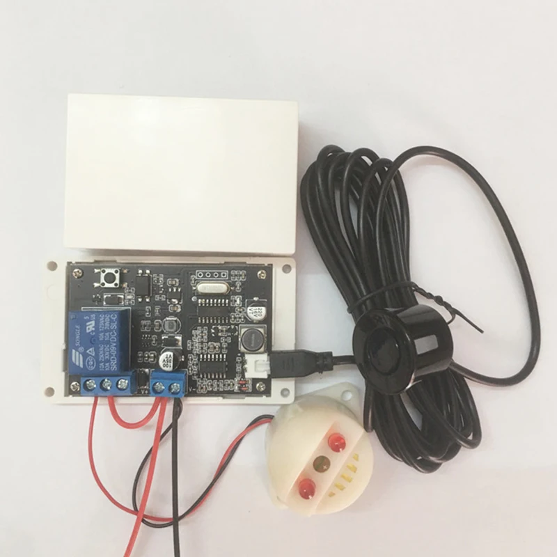 

Ultrasonic ranging sensor with buzzer relay output Distance measuring module Adjustable range 5cm-500cm Reversing radar Sensor