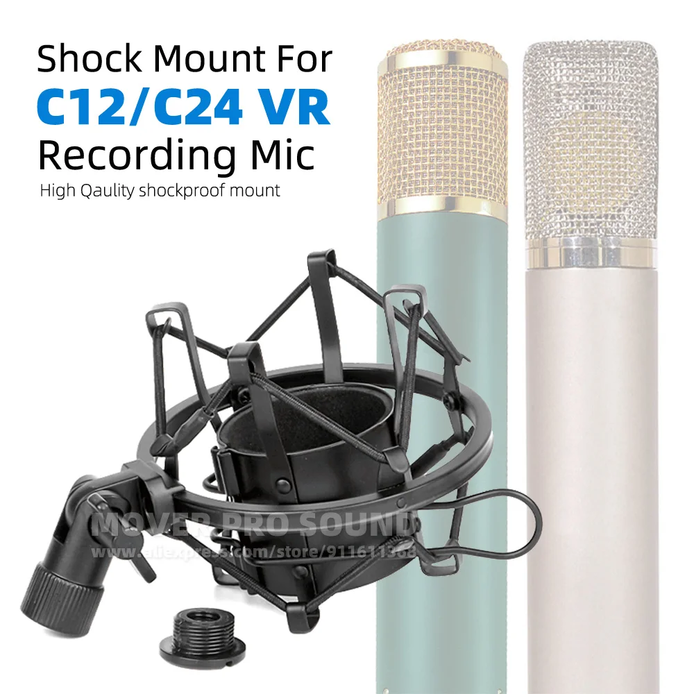 Anti Vibration Mic Stand Spider Holder For AKG The Vintage Tube C12 C24 C 12 24 VR C12VR Shockproof Microphone Shock Mount