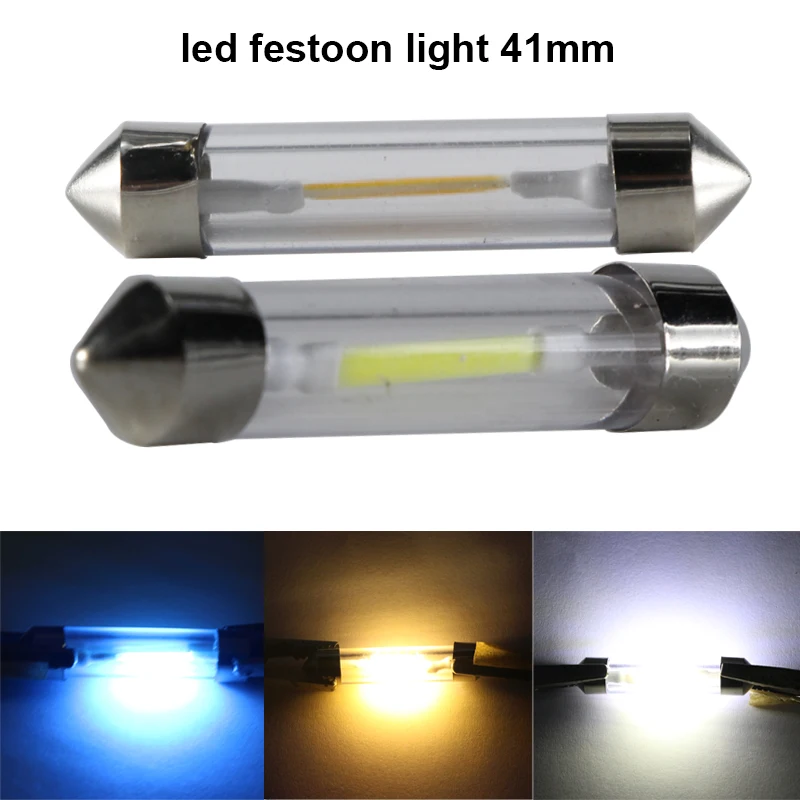 Led Festoon 31mm 36mm 39mm 42mm Car Light c3w c5w C10W 6v 12v 24v Auto Motorcycle Interior Reading Bulb Truck License Plate Lamp