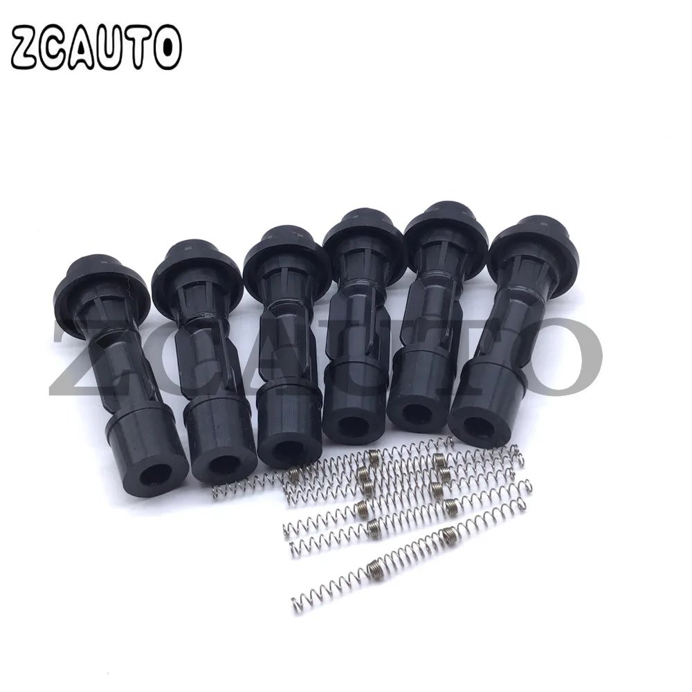 Ignition Coils Rubber Boot Pack With Spring For Mazda 3 6 CX-7 MX-5 Miata L3K9-18-100A L3G2-18-100A9U 6M8G-12A366 L3G218100B