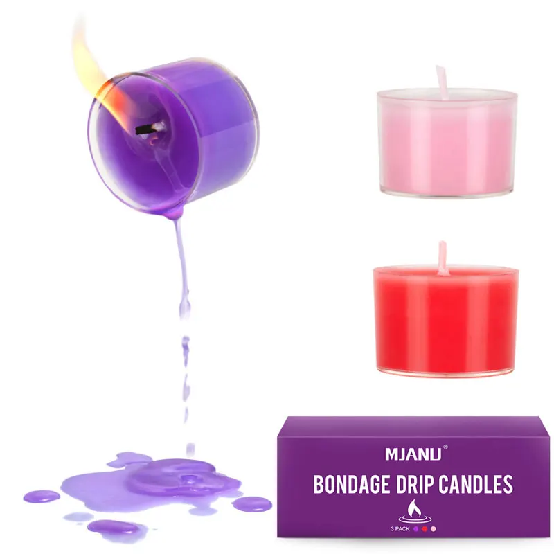 Goutte à goutte avertir huile de massage sort amour Couple basse température ci-après les BDSM Sex Toys pour femmes jeux pour adultes romantique même porno