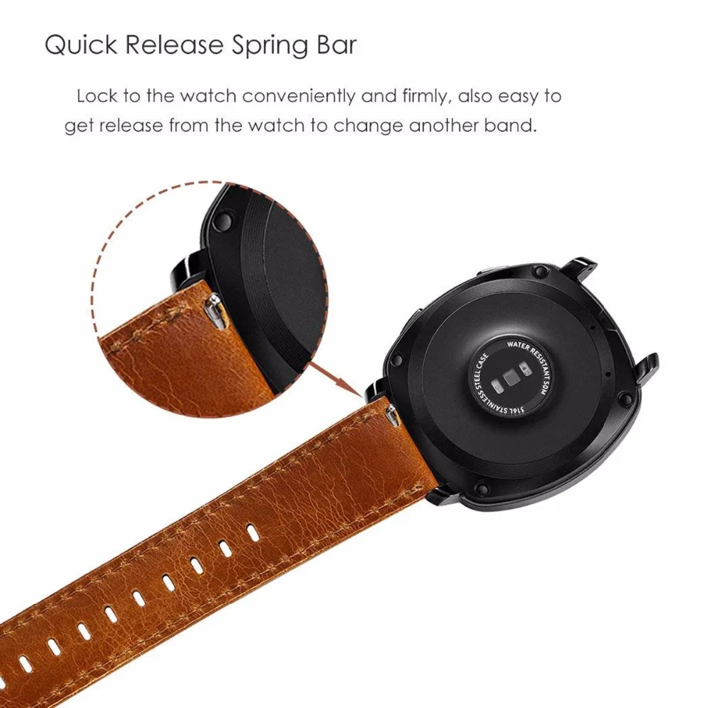 Quick Release Spring Bars Pins For Sumsung galaxy 46mm 42mm Gear S3 Pins Watch Strap Replacement Band 18mm 20mm 22mm 24mm 16mm