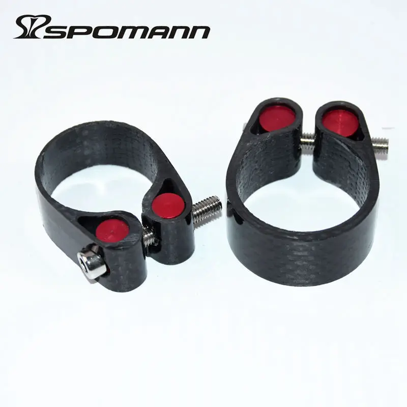 Newest Mountain Road bike full carbon seatpost clamp carbon bicycle seatpost clamp MTB bike carbon seat clamp parts