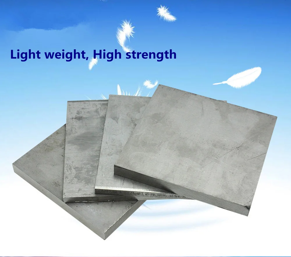 TC4 Ti Titanium Plate 200x200x 1 1.5 2 3 4  5 6 8 10 15mm Sheet Titanium Block Grade 5 Ti Plate Gr.5 gr5 Industry DIY