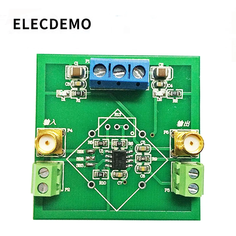 OPA129 Module High Impedance Operational Amplifier Module Electrode Signal Conversion IV Conversion Amplifying Weak Signal