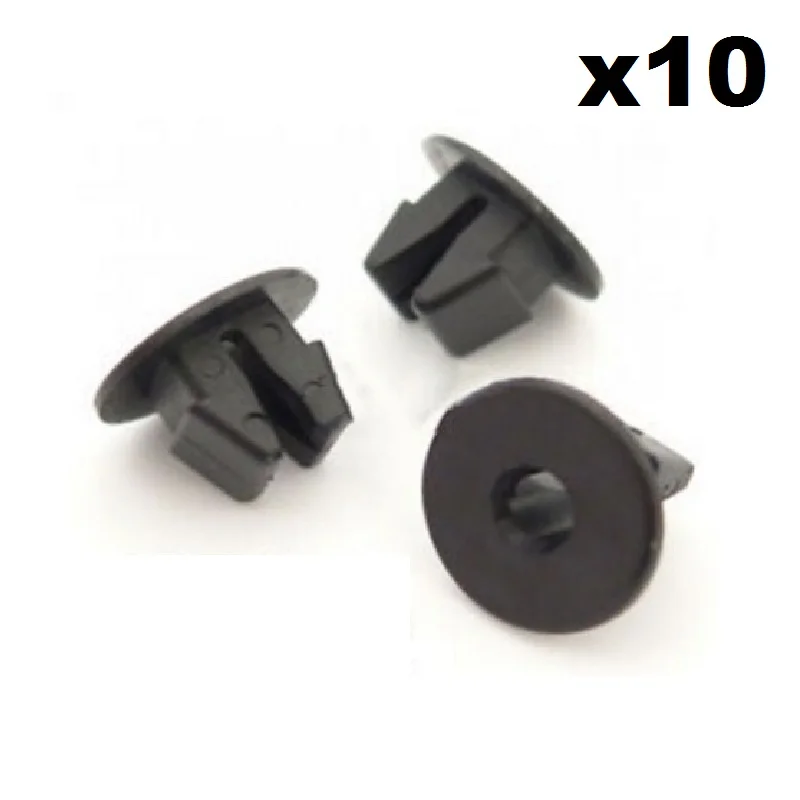 10x Plastic Screw Grommets for Toyota Sill Moulding Bumpers Wheel Arch Mudguards