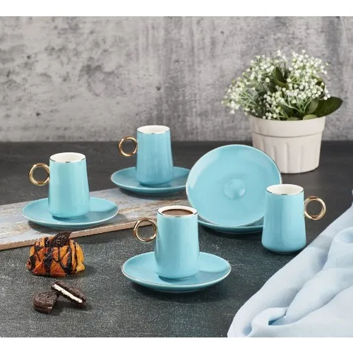 Aryıldız Prestige Turquoise 6 Personality Coffee Cup Pad