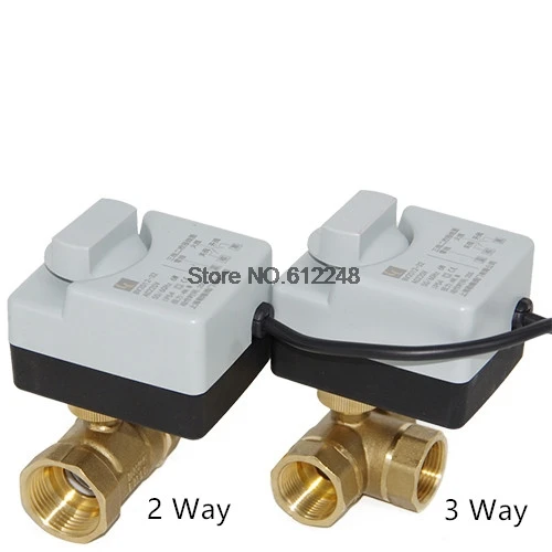 

Electric water flow switch Ball 3 one way bouchon Valve Two-way Three-wire Two-control AC220V Internal Thread Spike hvac tools