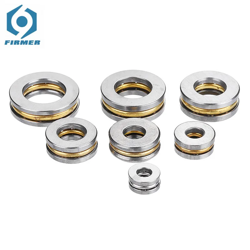 Hot Sale 5pcs Flat Thrust Ball Bearing 2.5/3/4/5/6/7/8mm Mini Miniature Bearings F25-6 F3-8 F4-10 Durable Free Shipping