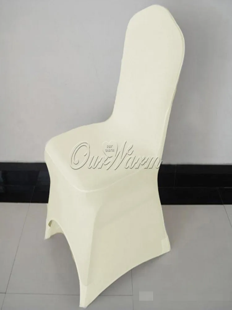 High Quality Black Polyester Spandex Wedding Chair Covers for Weddings Banquet Hotel Decoration Supplies Wholesale Prices