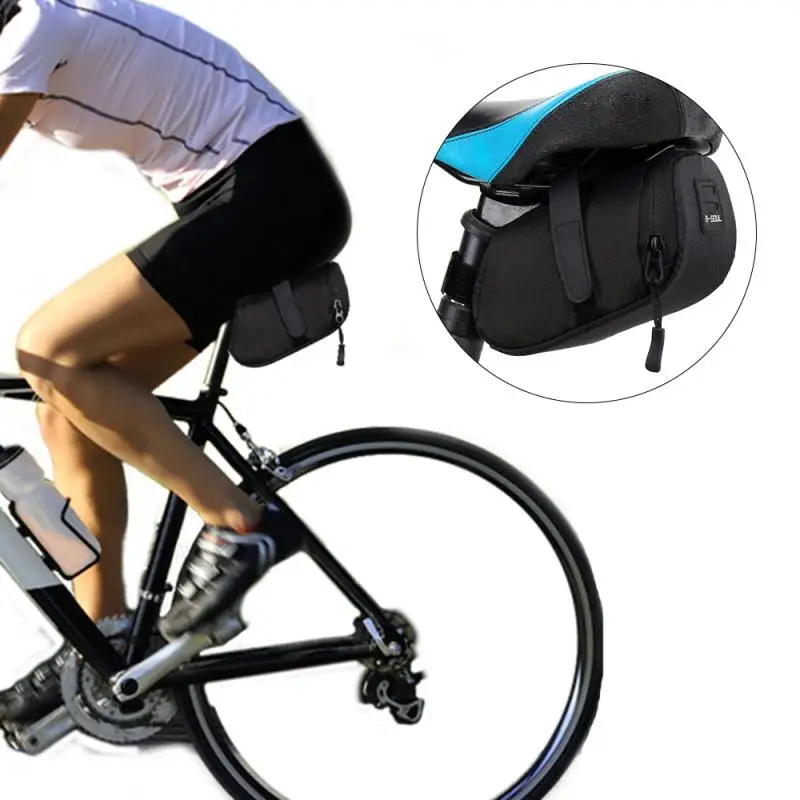 Bicycle Waterproof Saddle Bag Bike Under Seat Storage Saddle Bag Seat Cycling Sports Tail Rear Pouch Bag Saddle Accessories