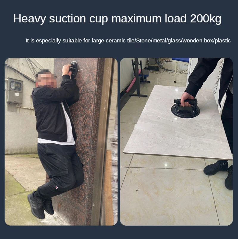 Vacuum sucker ceramic tile glass sucker with large suction suction hand pump sucker handling large floor tile sucker