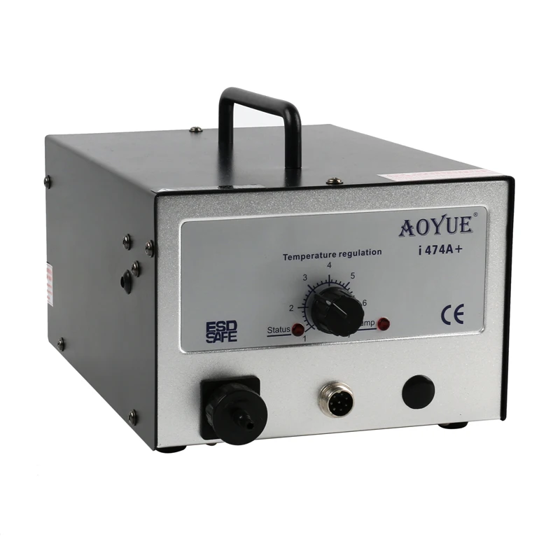 AOYUE Int 474A+ Electric Vacuum Desoldering Pump Solder Sucker Gun LED Display 3 inN 1 110V/220V BGA Suction Rework