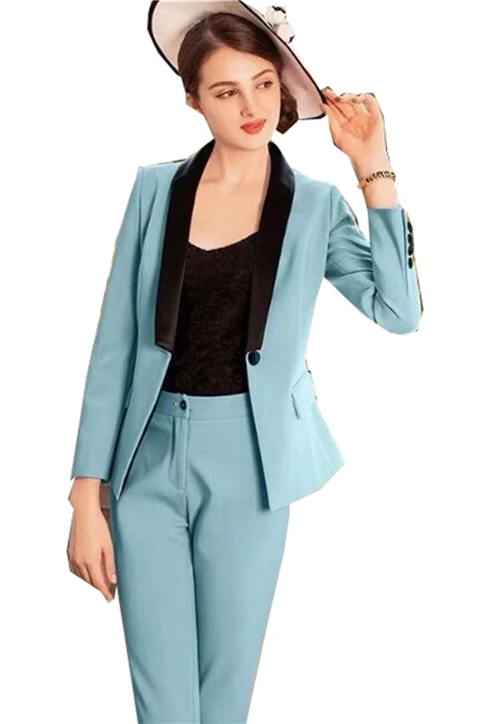 Business Jacket and Pants Pantsuits for Women Formal Ladies Pant Suits Office Uniform Style Female Trouser Pantsuit New