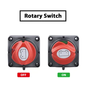 Battery disconnect revolving switch, car insulator, 12V, 24V, 300a, 2 and 3 positions, VR Camper Boat cutting switch 12 Main Sales Switch League League - №4