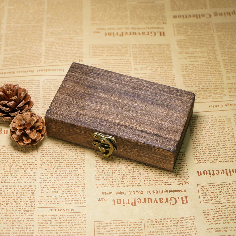 EASTEPIC Handmade Feder Fliege Brosche Holz Box Set männer Exquisite Zubehör für Hochzeit Geburtstag Geschenk Krawatte