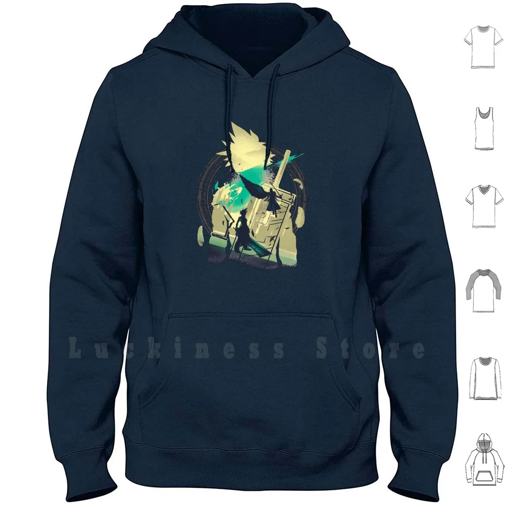 Final Fantasy - Ex - Soldier Of The Vii Ver 1 hoodies Final Fantasy 7 Ff7 Cloud Strife Cloud Final