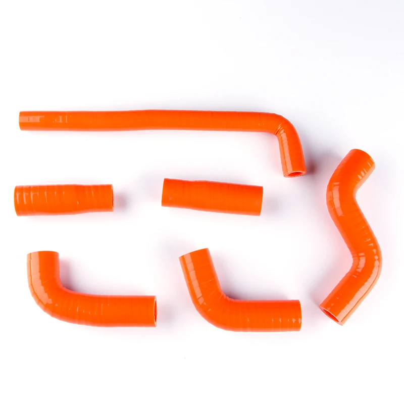 

FOR 2002-2006 KTM 400 EXC / 525 EXC 2003 2004 2005 Radiator Coolant Silicone Hoses Kit Tubes Piping 6Pcs 10 Colors